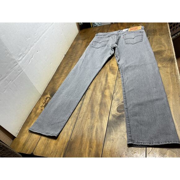 Levi's 501 150th Anniversary Button Fly 100% Cotton Gray Denim Jeans 33x32 NWT - Picture 2 of 10
